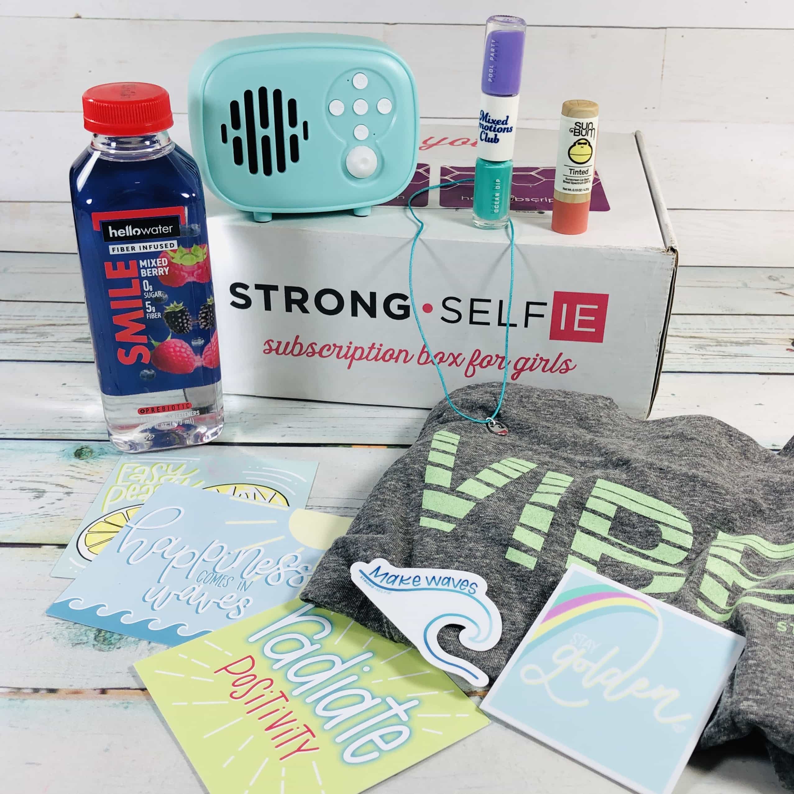 STRONG selfie Subscription Box Review – Summer 2019 BURST Box