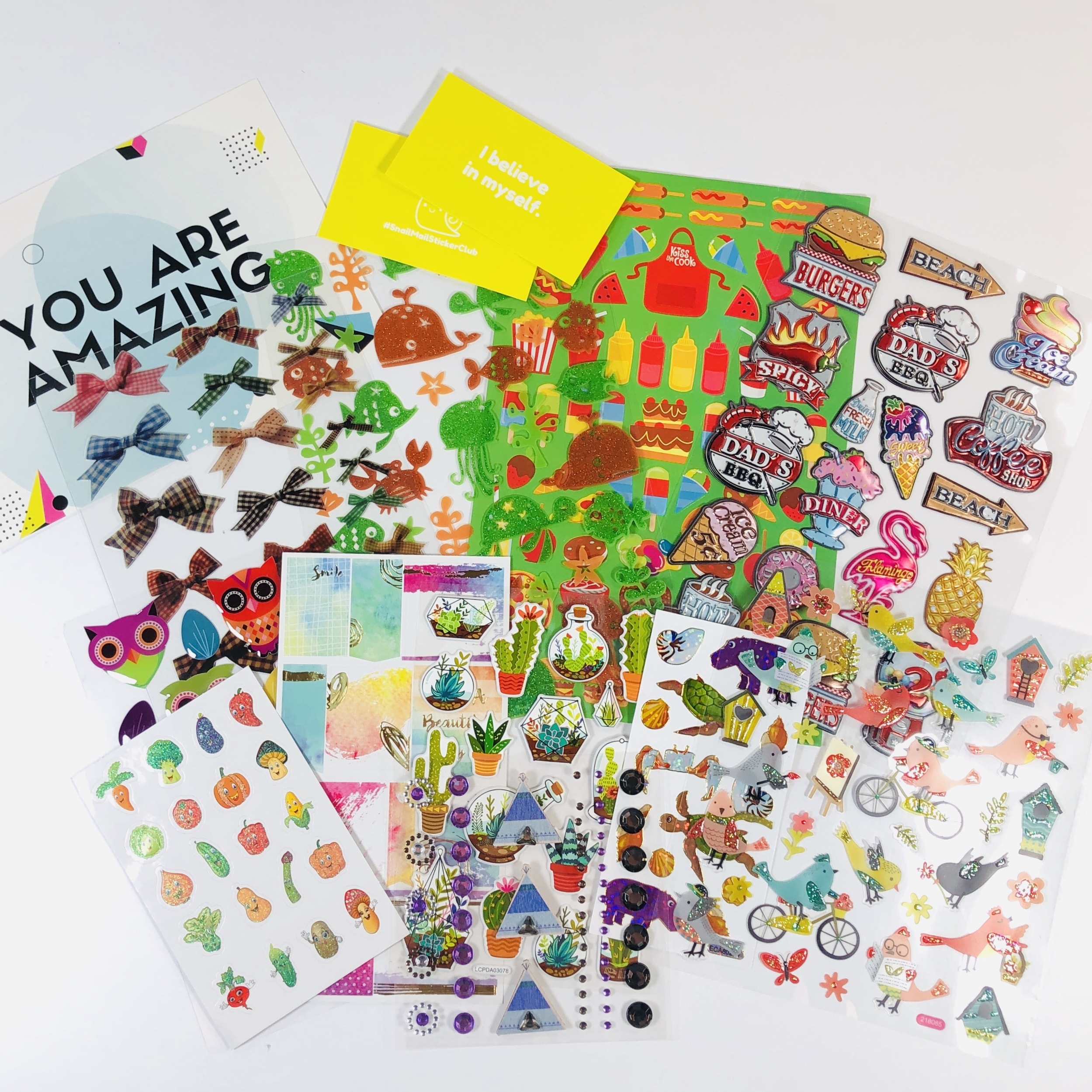 Snail Mail Sticker Club July 2019 Subscription Box Review + Coupon