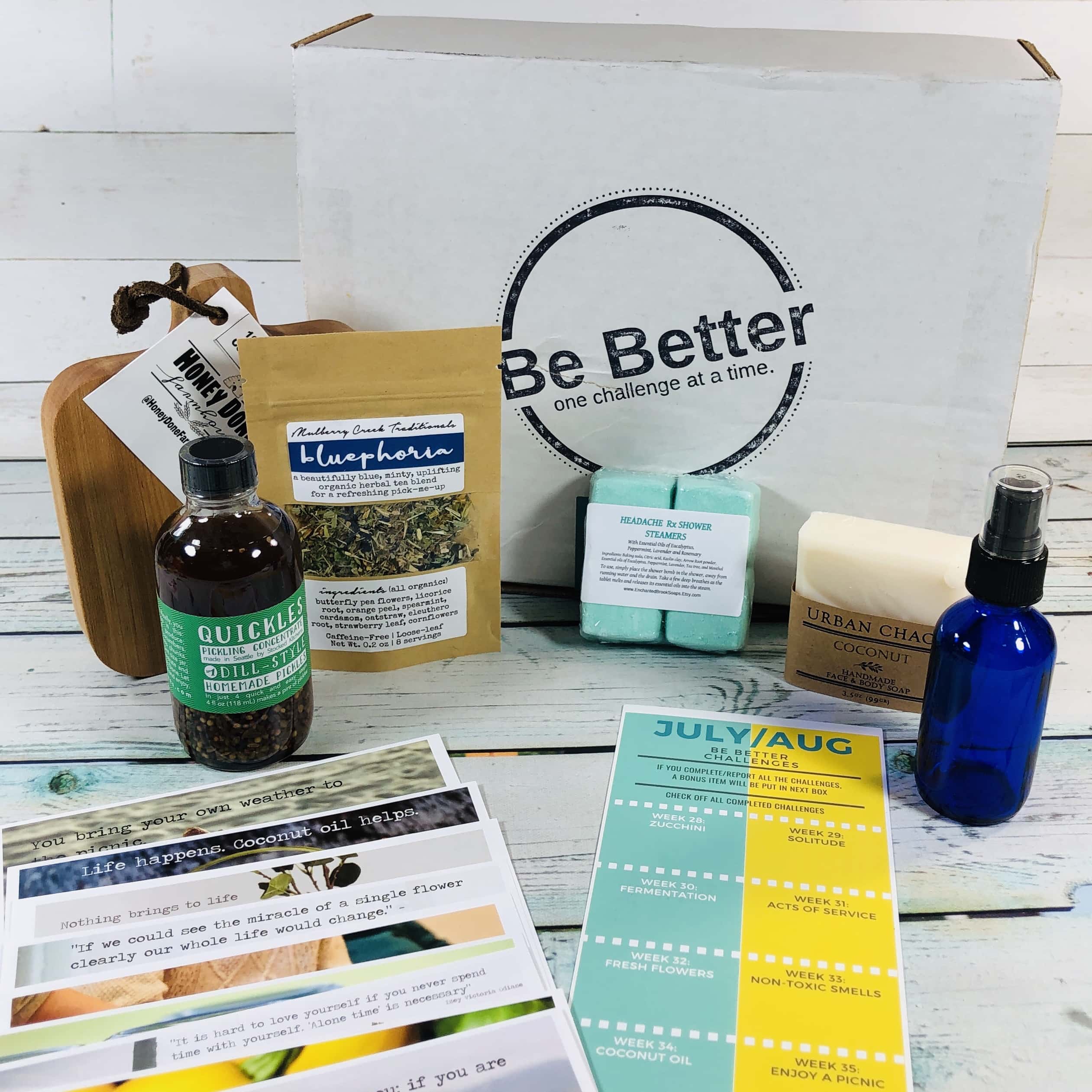 My Be Better Box July-August 2019 Subscription Box Review