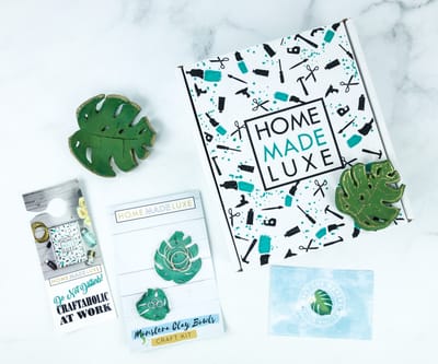 Home Made Luxe MONSTERA CLAY BOWLS Box Review + Coupon!