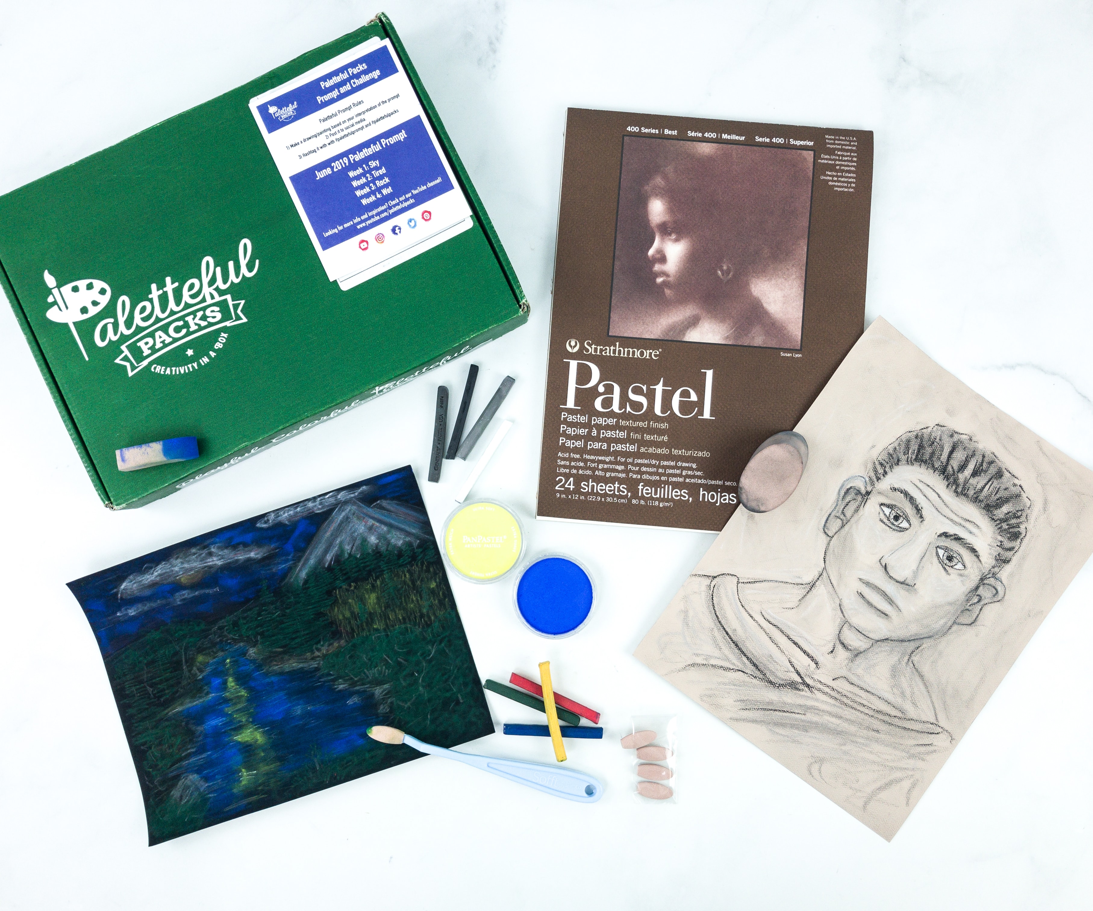 Paletteful Packs Subscription Box Review + Coupon – Premier Pack Pan Pastel