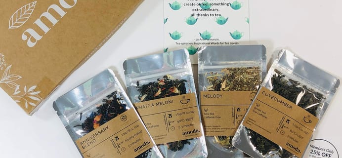 Amoda Tea August 2019 Subscription Box Review + Coupon!