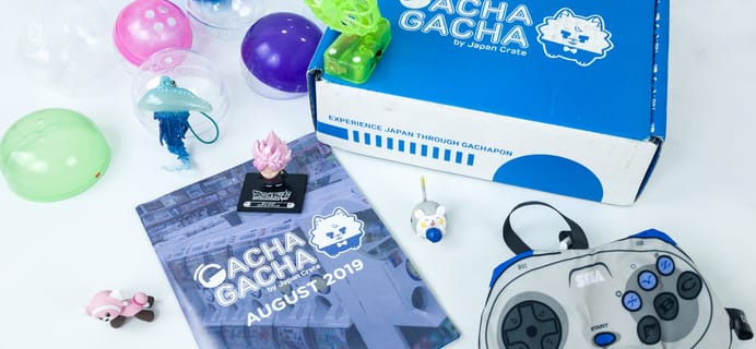 Gacha Gacha Crate August 2019 Subscription Box Review + Coupon