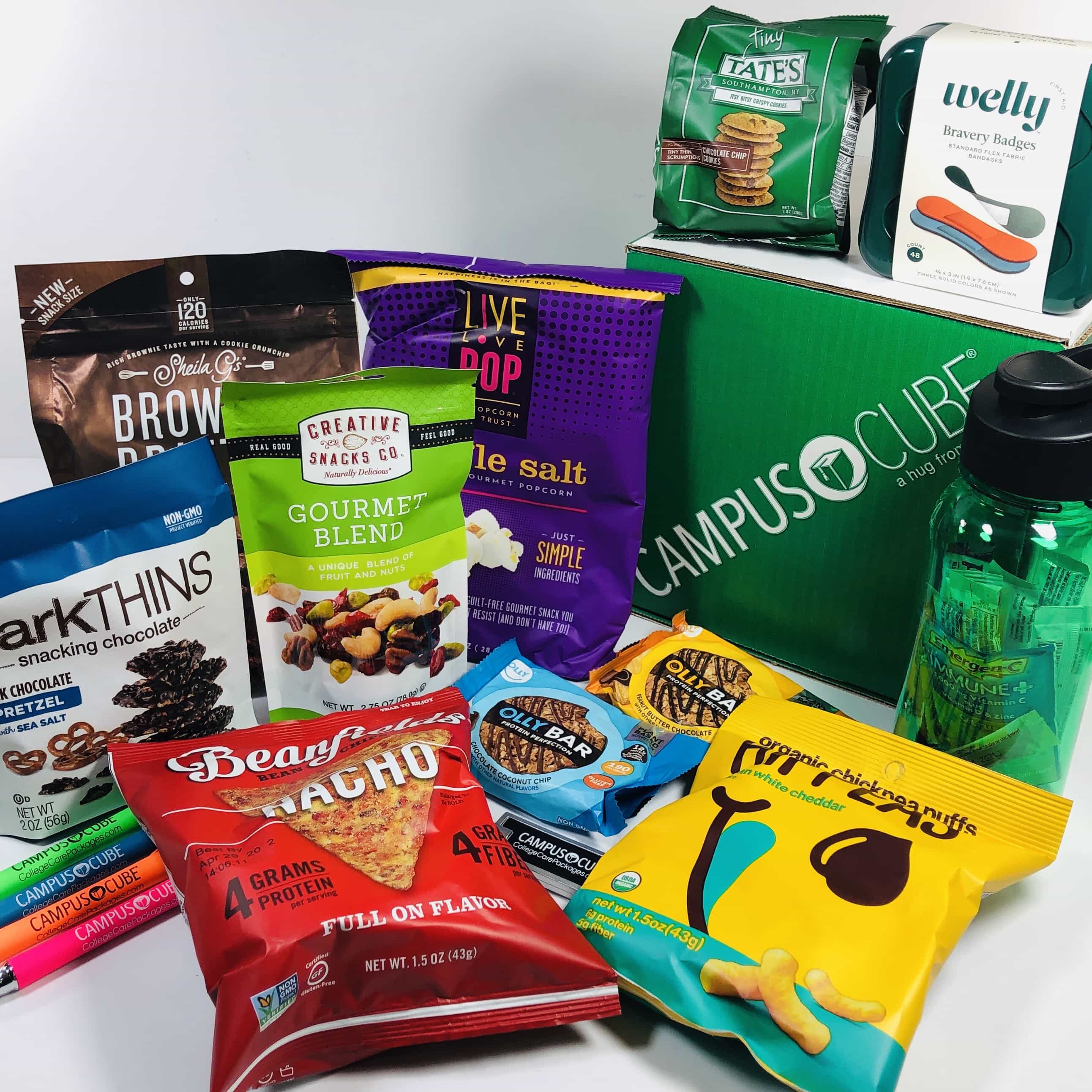 CampusCube College Care Package September 2019 Snacks & Essentials Box Review + Coupon!