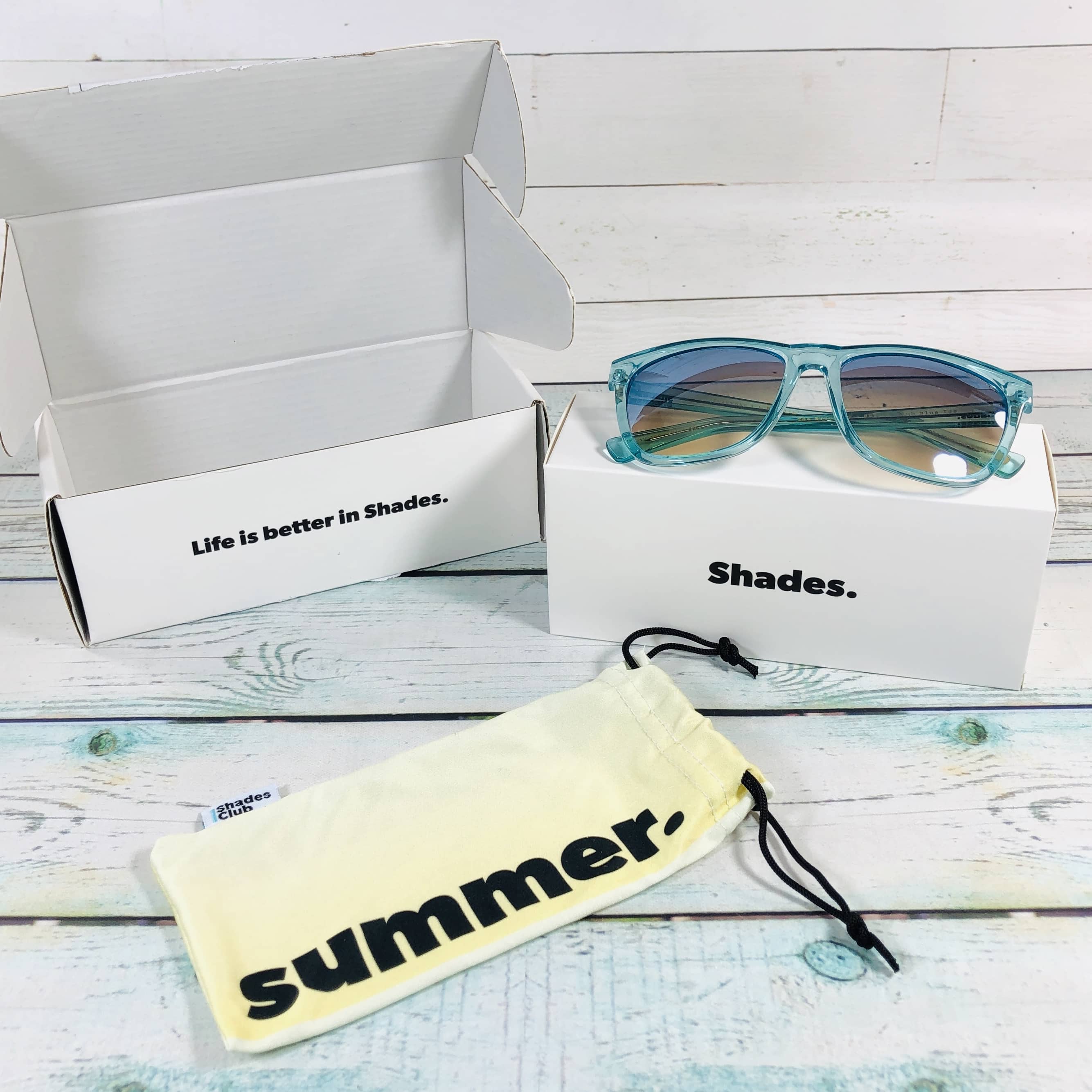 Shades Club July 2019 Subscription Box Review + Coupon