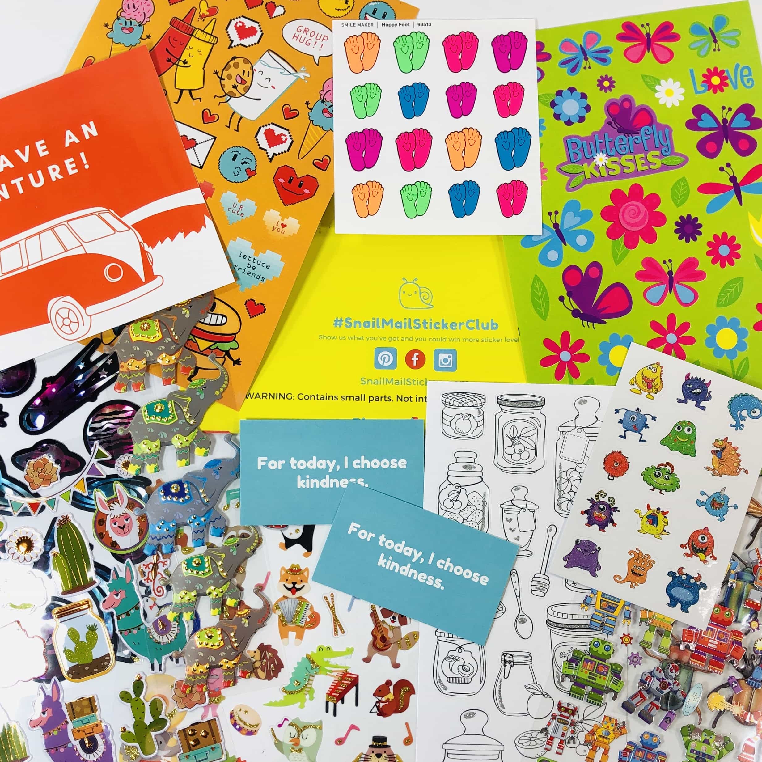 Snail Mail Sticker Club September 2019 Subscription Box Review + Coupon