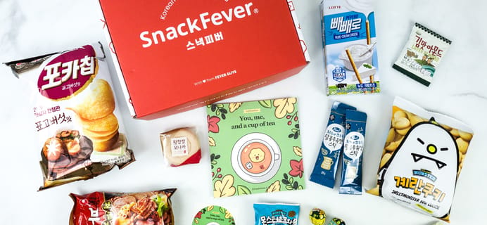 September 2019 Snack Fever Subscription Box Review + Coupon – Original Box!