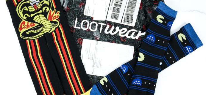 Loot Socks by Loot Crate April 2019 Subscription Box Review & Coupon