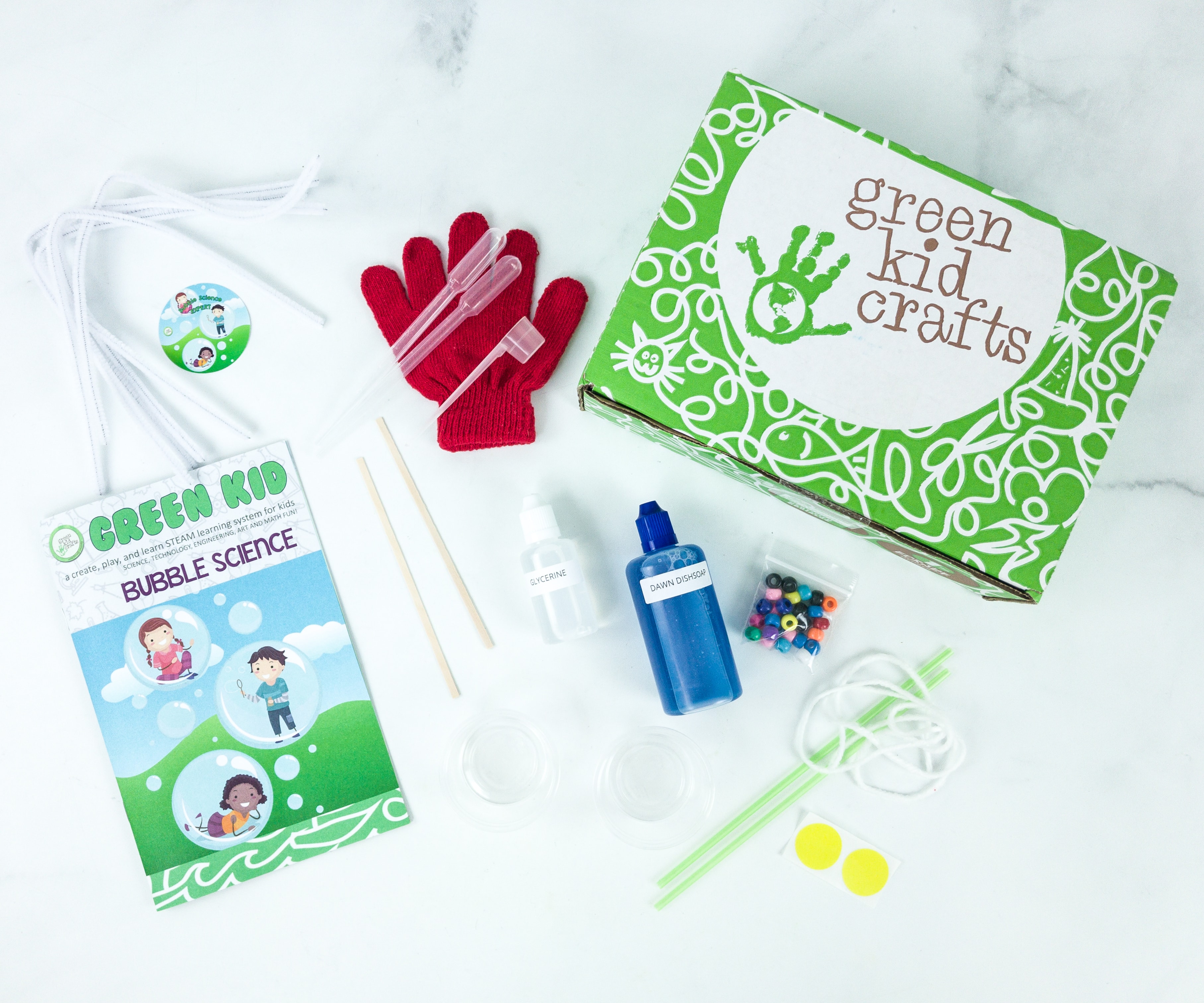 Green Kid Crafts BUBBLE SCIENCE Subscription Box Review + 50% Off Coupon!