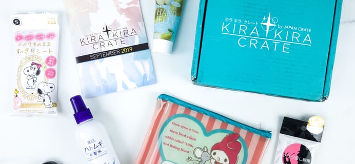 Kira Kira Crate September 2019 Subscription Box Review + Coupon