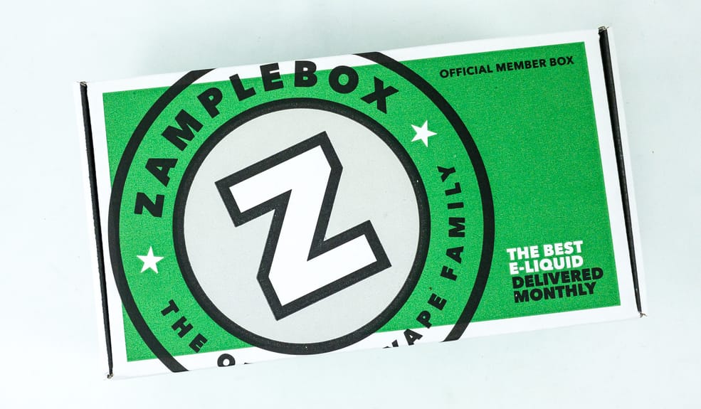 Zamplebox E-Juice October 2019 Subscription Box Review + Coupon!