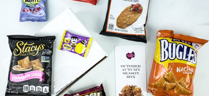 Something Snacks October 2019 Subscription Box Review
