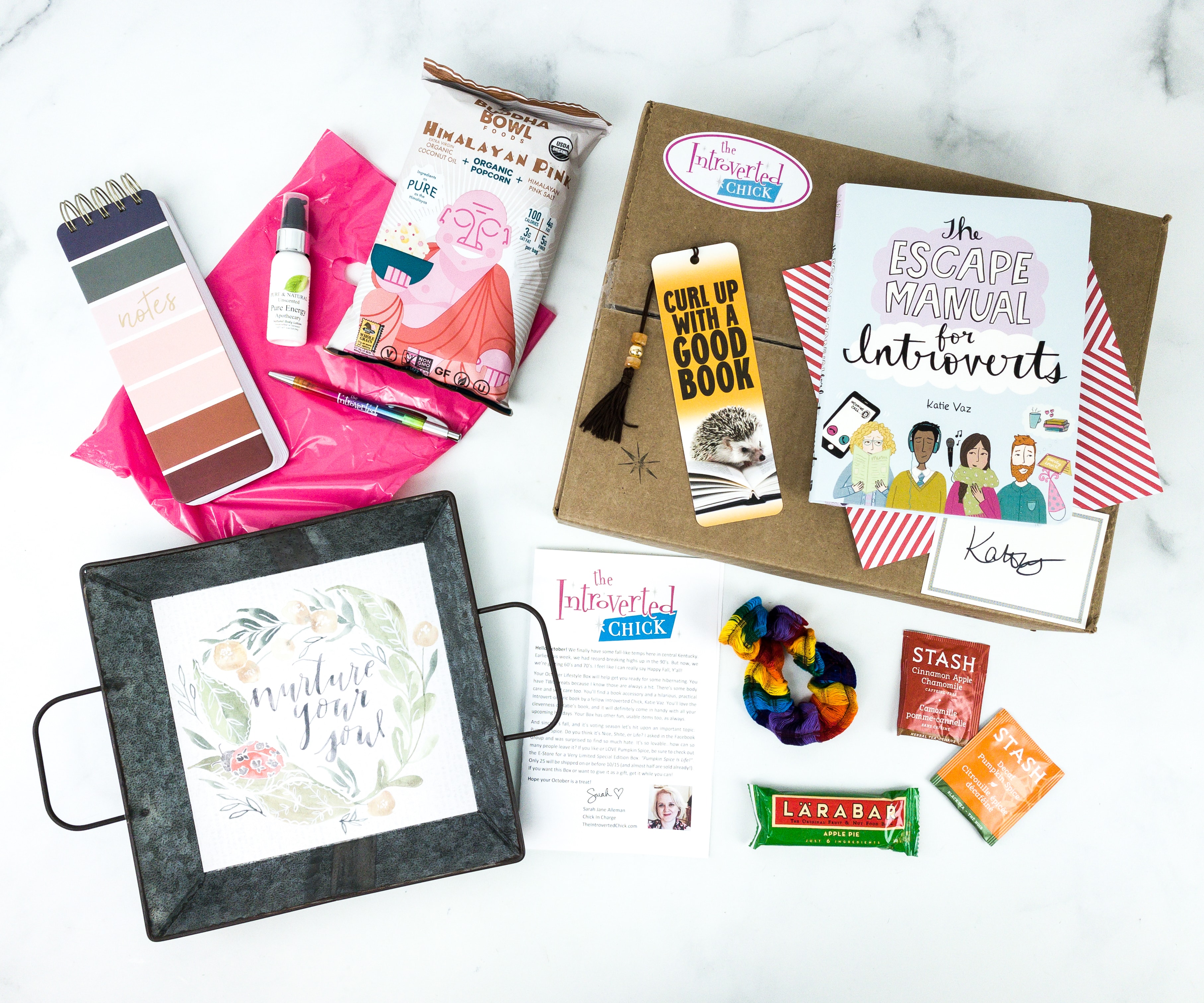 The Introverted Chick October 2019 Subscription Box Review + Coupon