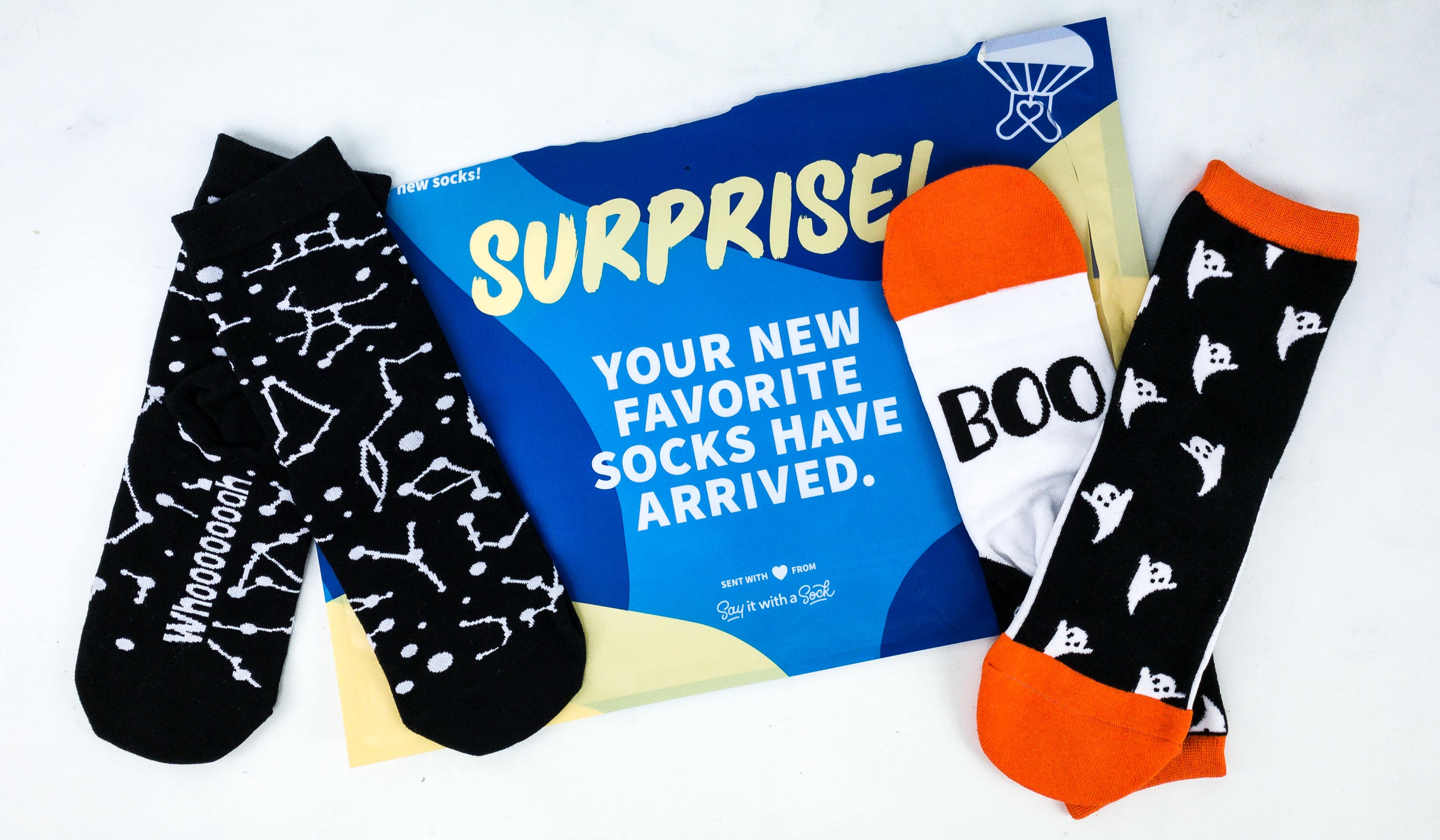 Say It With A Sock October 2019 Kids Sockscription Review + Coupon