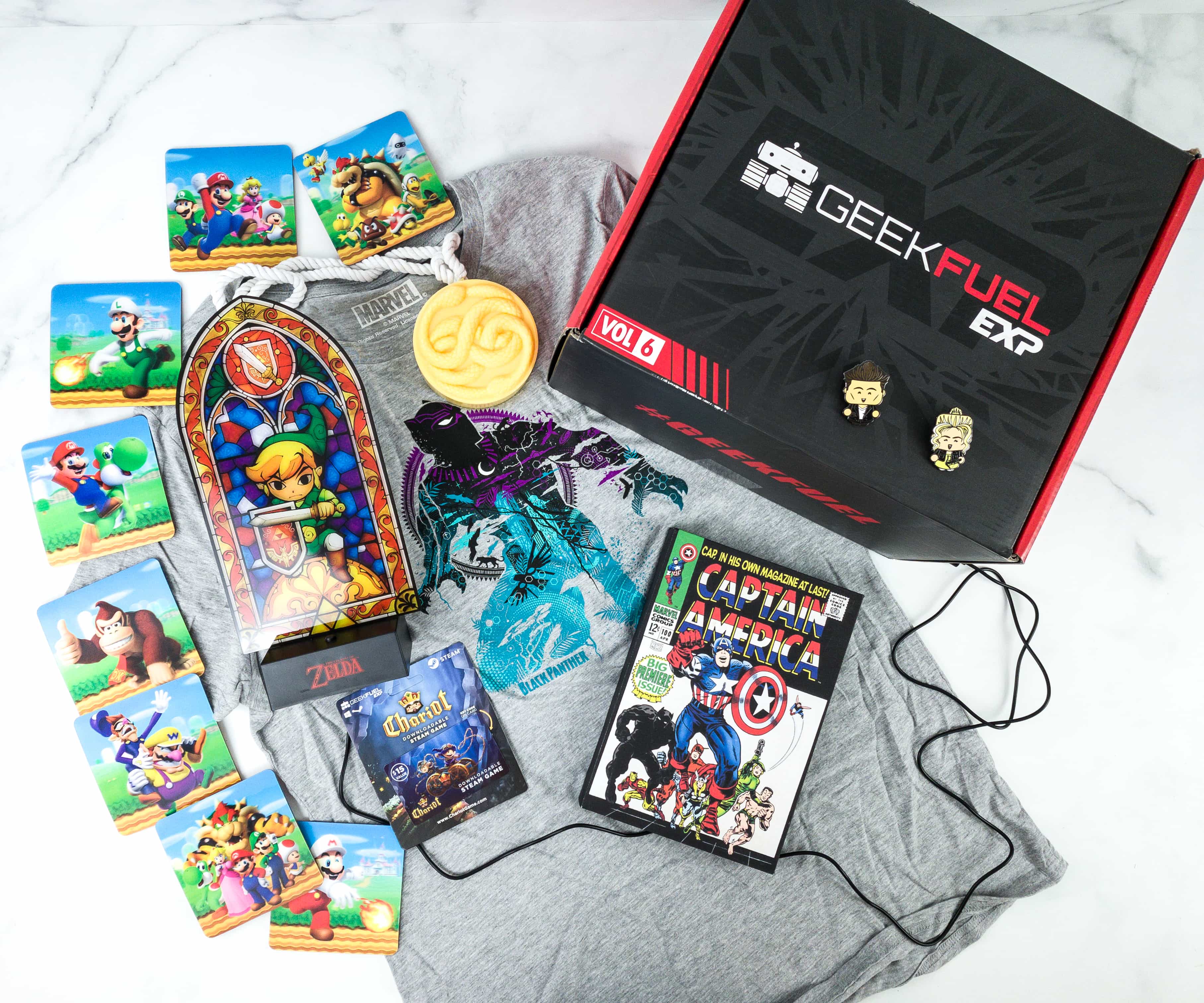 Geek Fuel EXP Fall 2019 Subscription Box Review – Volume 6