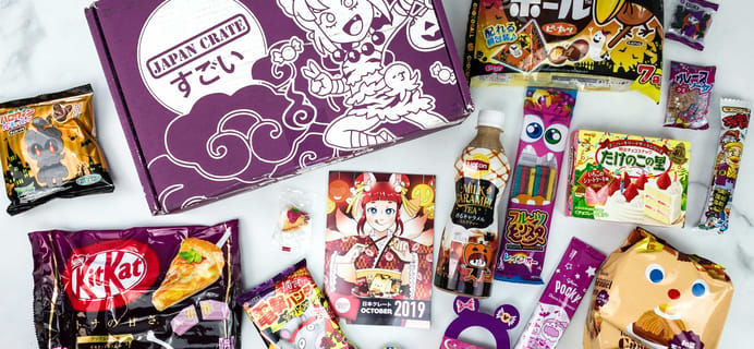 Japan Crate October 2019 Subscription Box Review + Coupon