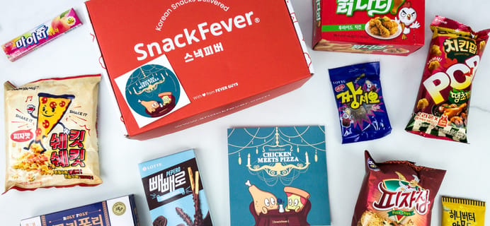November 2019 Snack Fever Subscription Box Review + Coupon – Original Box!
