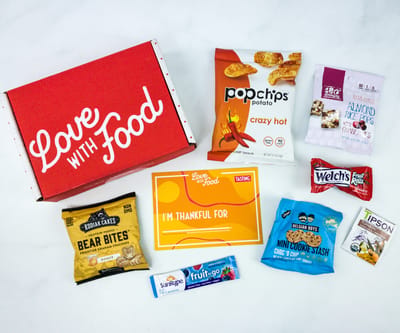 Love With Food November 2019 Tasting Box Review + Coupon!