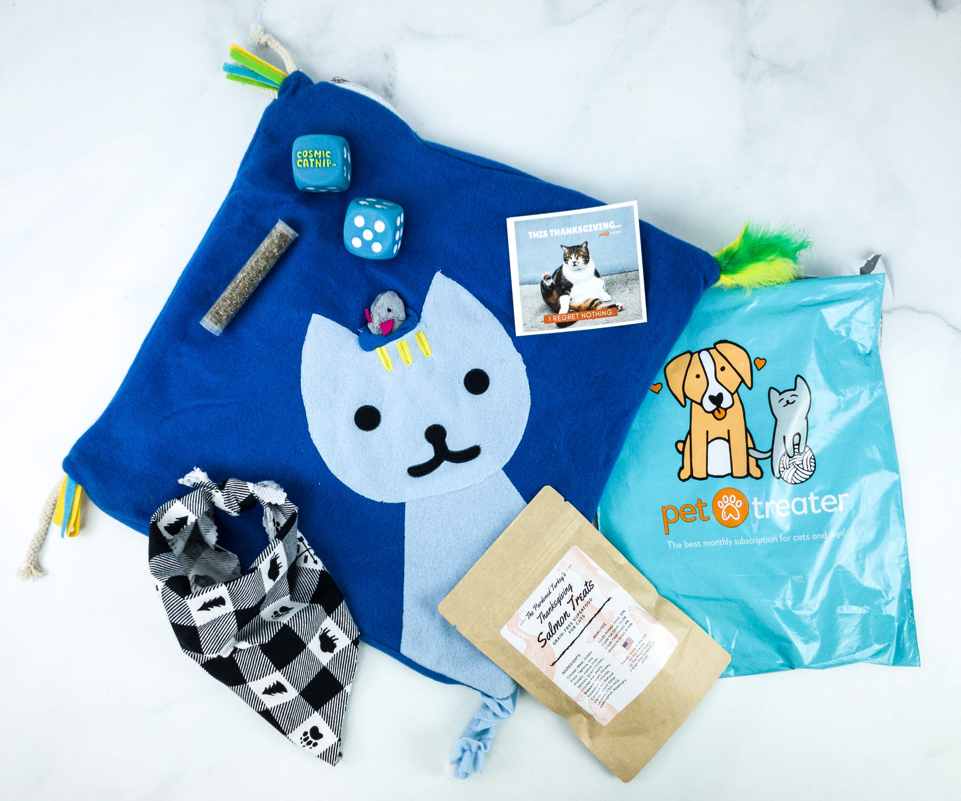 Pet Treater Cat Pack November 2019 Subscription Box Review + Coupon!