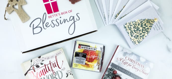 Bette’s Box of Blessings Subscription Box November 2019 Review + Coupon