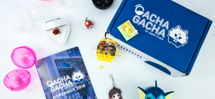 Gacha Gacha Crate November 2019 Subscription Box Review + Coupon
