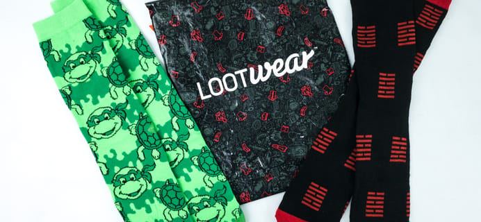 Loot Socks by Loot Crate June 2019 Subscription Box Review & Coupon