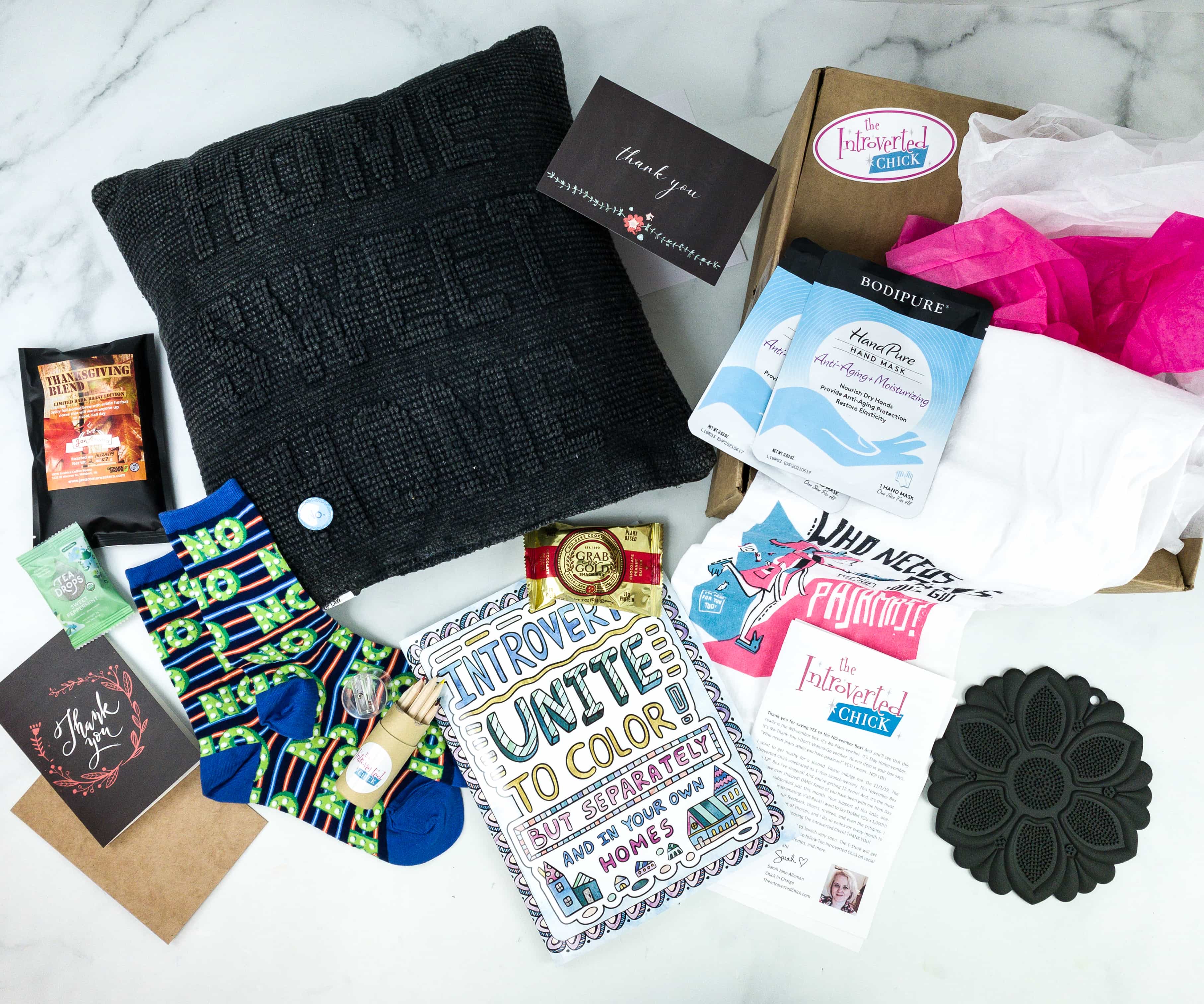 The Introverted Chick November 2019 Subscription Box Review + Coupon