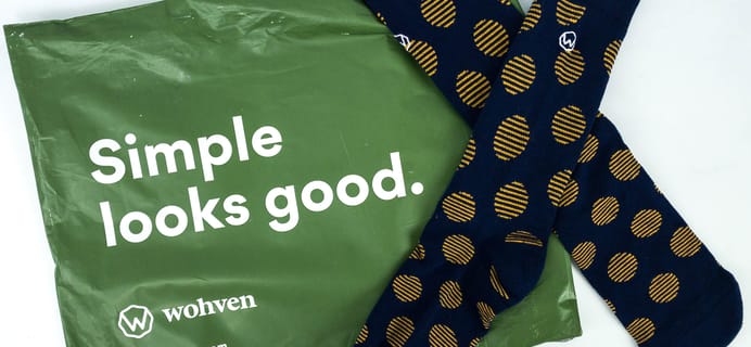 Wohven Socks Subscription October 2019 Review + Coupon!