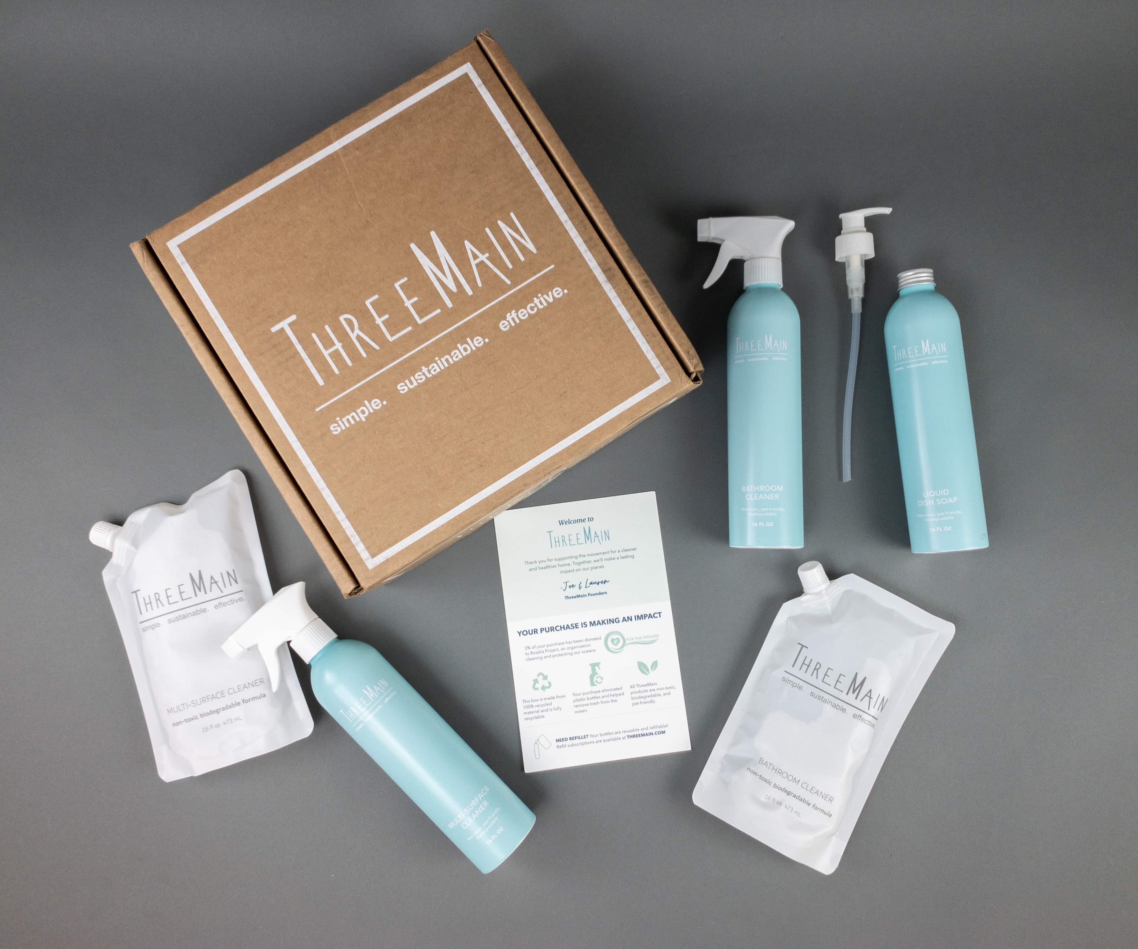 Three Main Cleaners Starter Kit Review + 50% Off Coupon