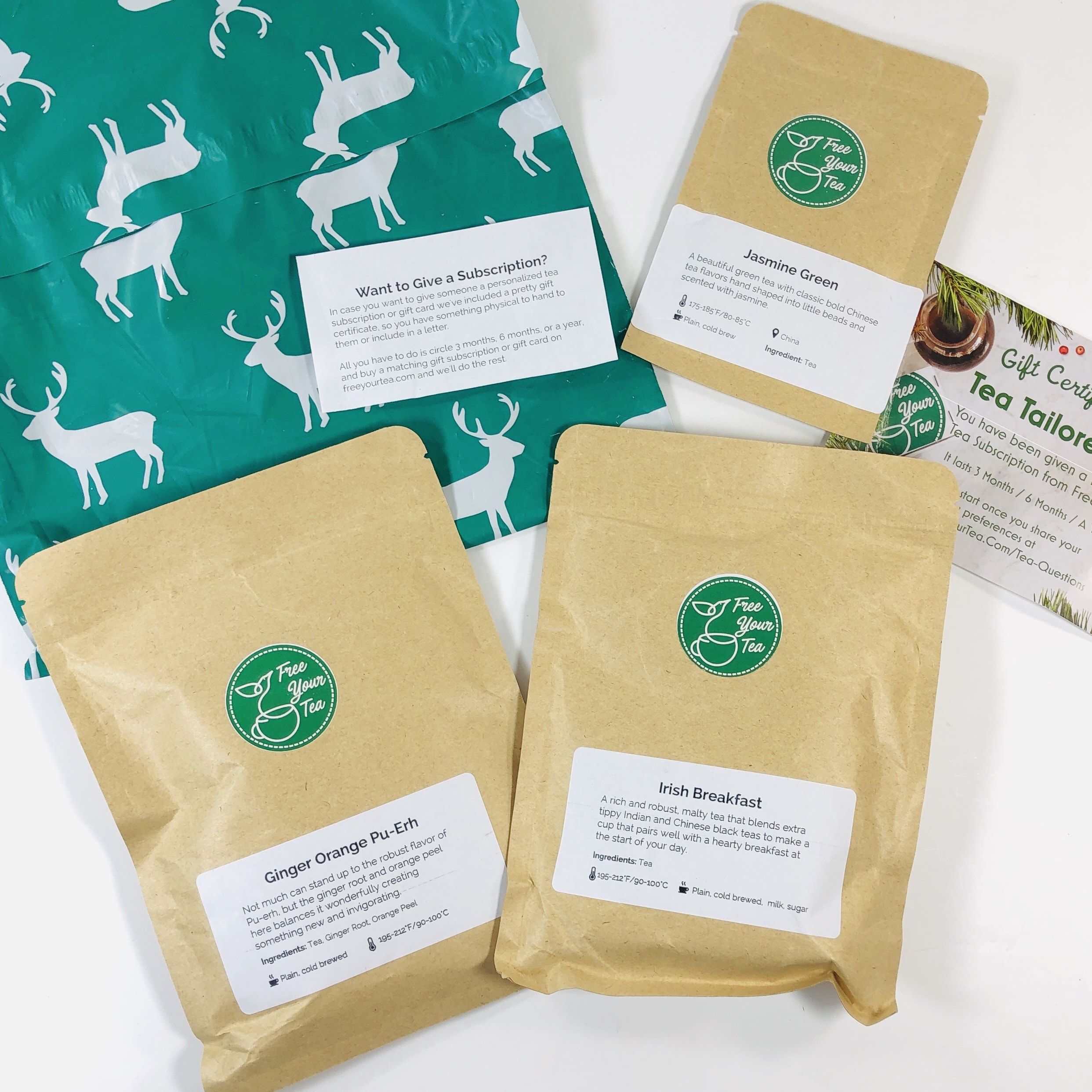 Free Your Tea December 2019 Subscription Box Review + Coupon