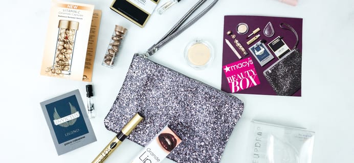 Macy’s Beauty Box December 2019 Subscription Box Review