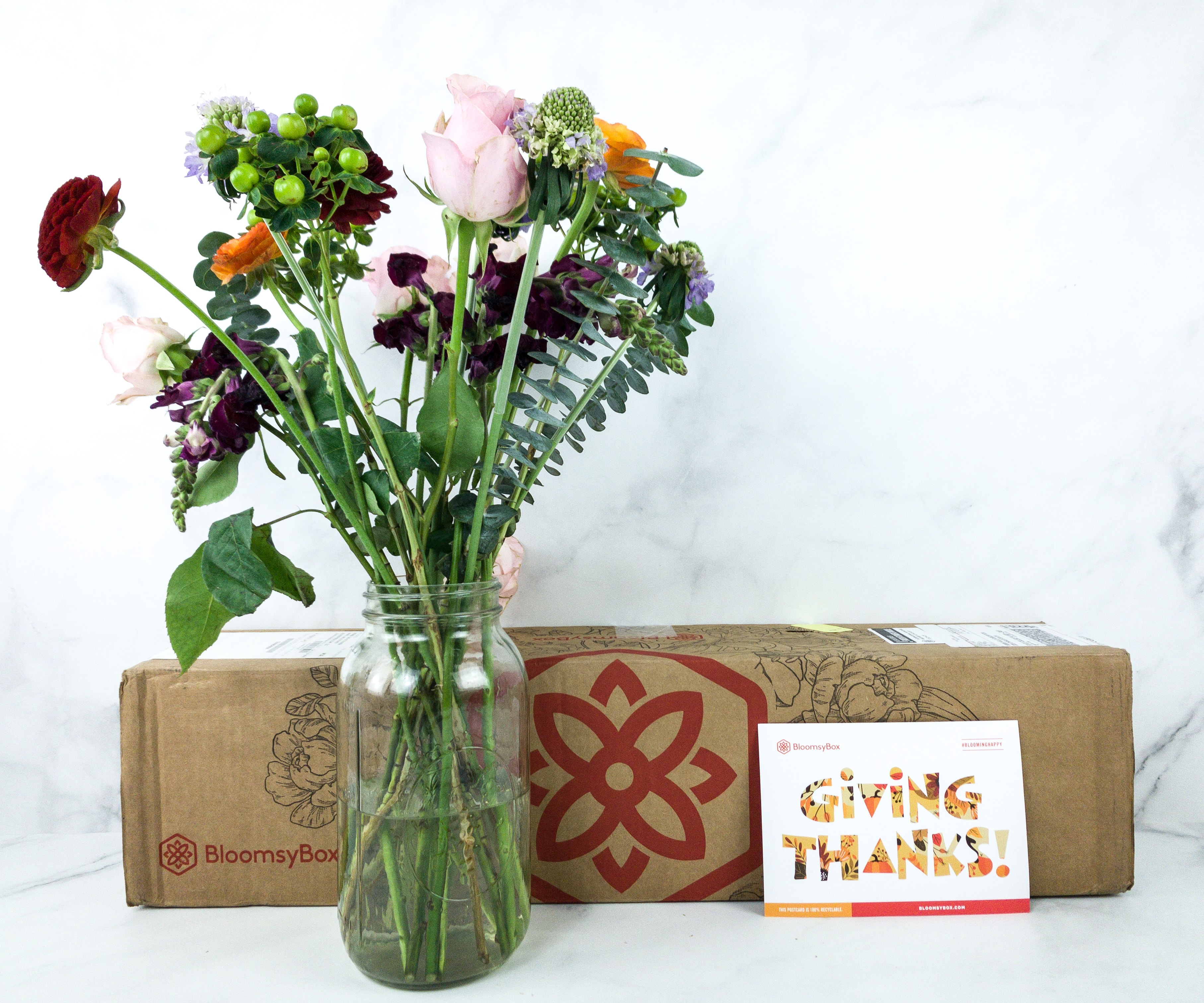 BloomsyBox Flower November 2019 Subscription Box Review & Coupon