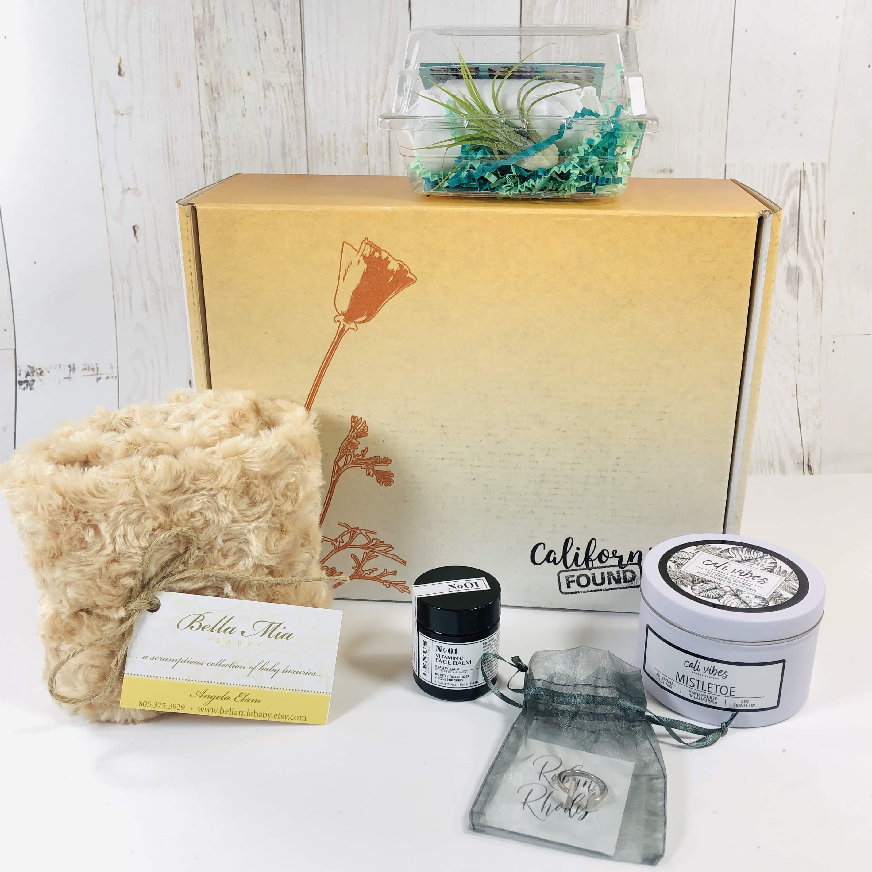 California Found November 2019 Subscription Box Review
