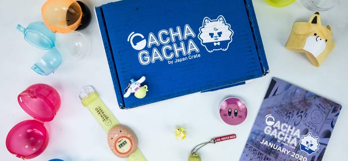 Gacha Gacha Crate January 2020 Subscription Box Review + Coupon