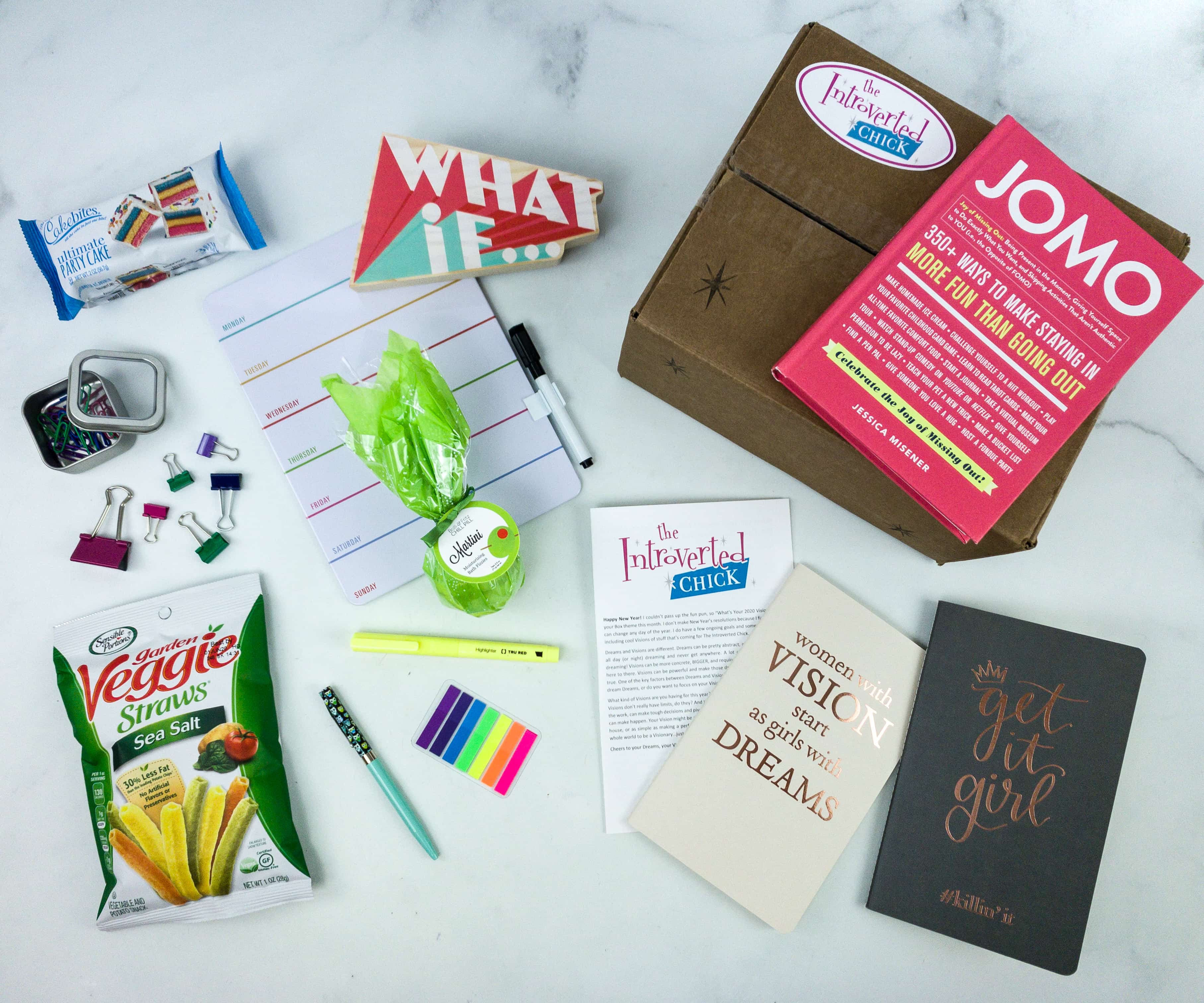 The Introverted Chick January 2020 Subscription Box Review + Coupon