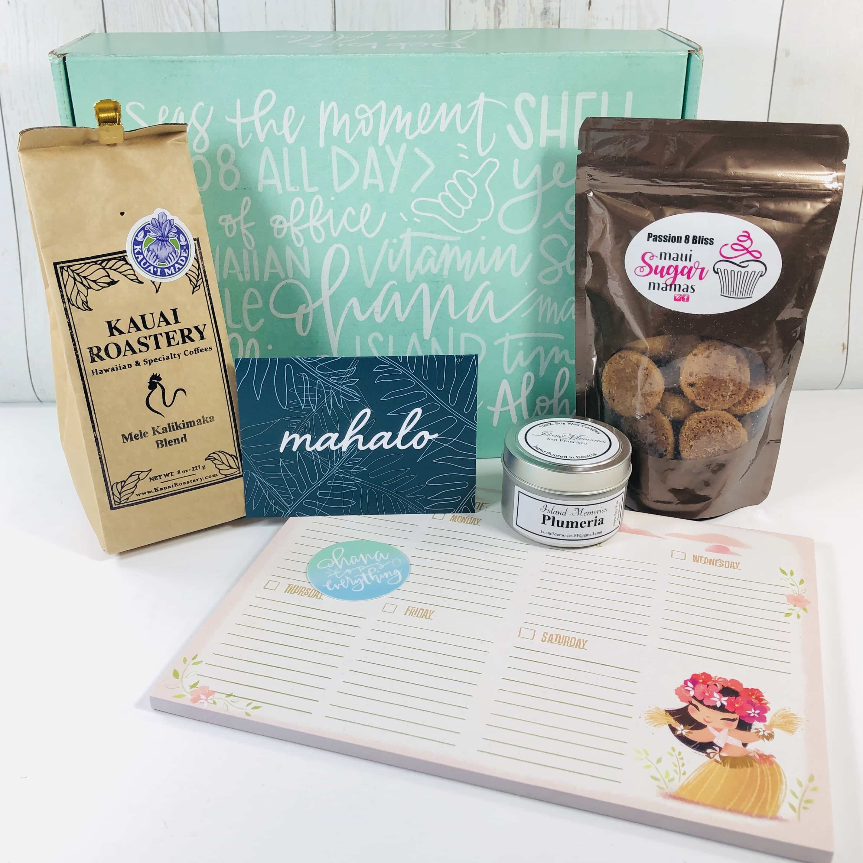 She Lives Aloha Holiday 2019 Subscription Box Review + Coupon!
