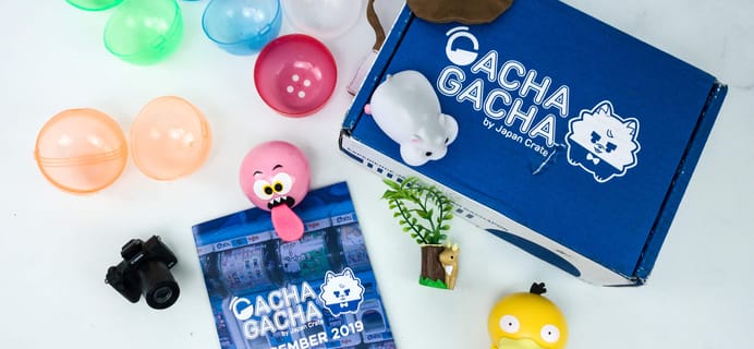 Gacha Gacha Crate December 2019 Subscription Box Review + Coupon