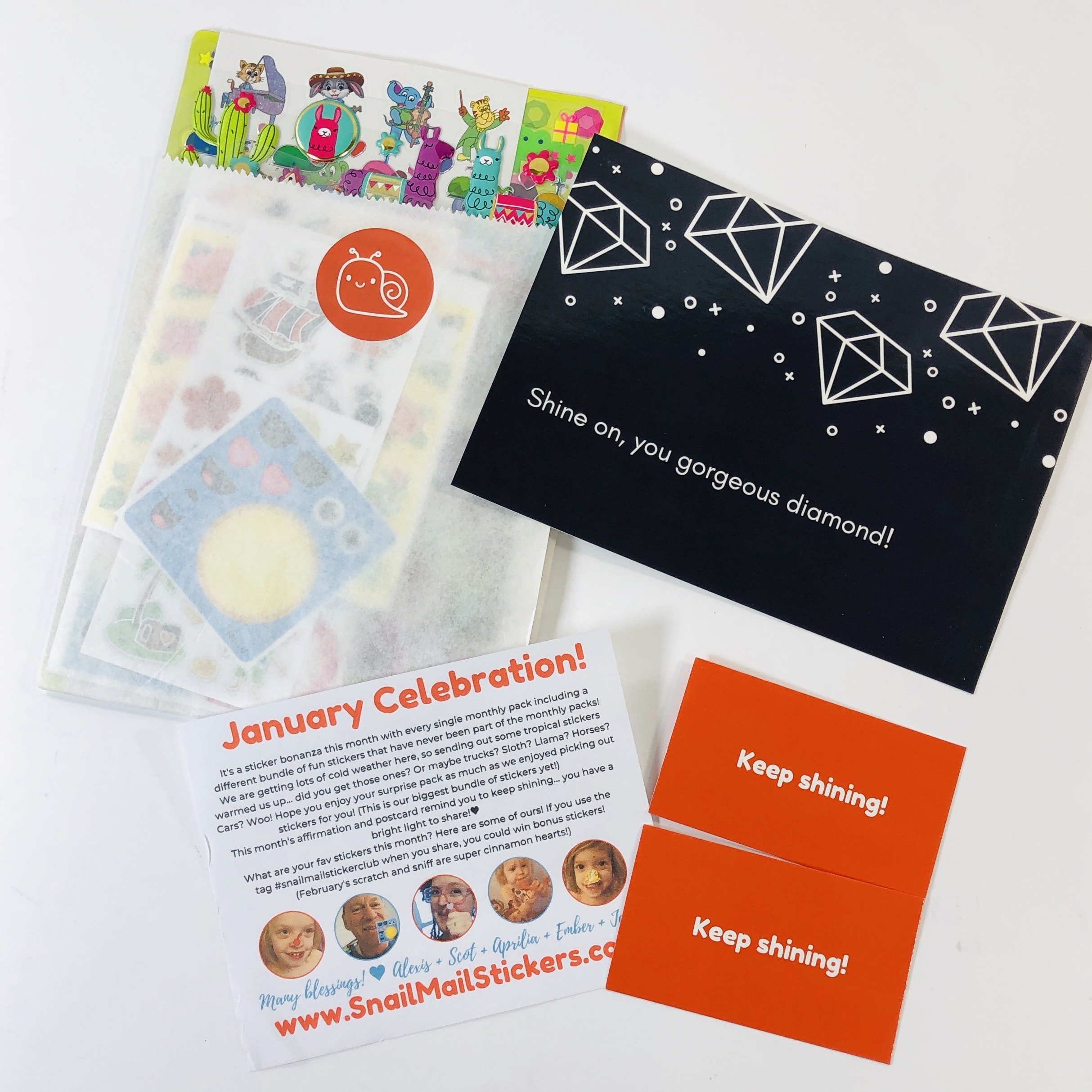 Snail Mail Sticker Club January 2020 Subscription Box Review + Coupon