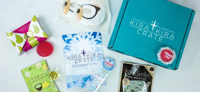 Kira Kira Crate December 2019 Subscription Box Review + Coupon