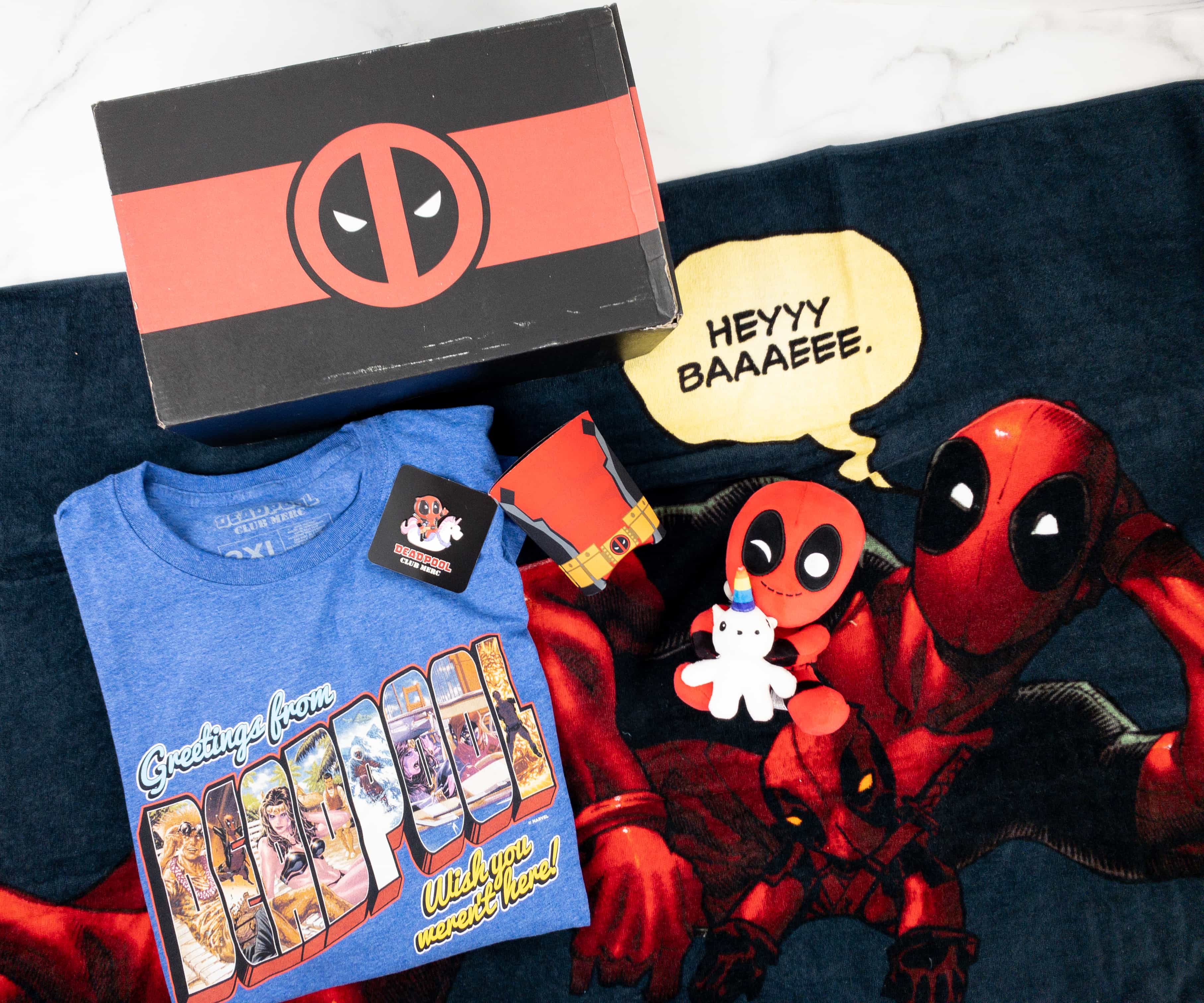 Deadpool Club Merc Summer 2019 Subscription Box Review + Coupon