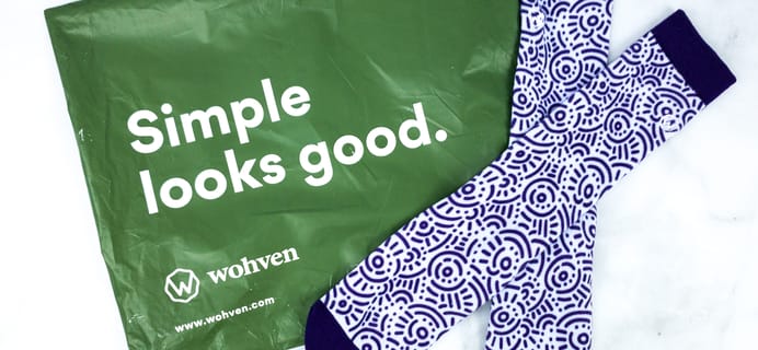 Wohven Socks Subscription February 2020 Review + Coupon!