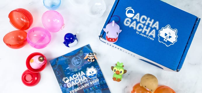 Gacha Gacha Crate February 2020 Subscription Box Review + Coupon
