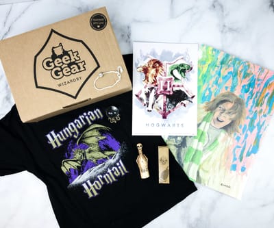 Geek Gear World of Wizardry January 2020 Subscription Box Review & Coupon