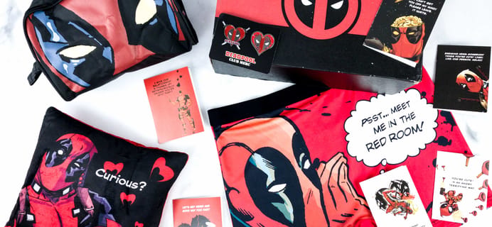 Deadpool Club Merc Winter 2019 Subscription Box Review + Coupon