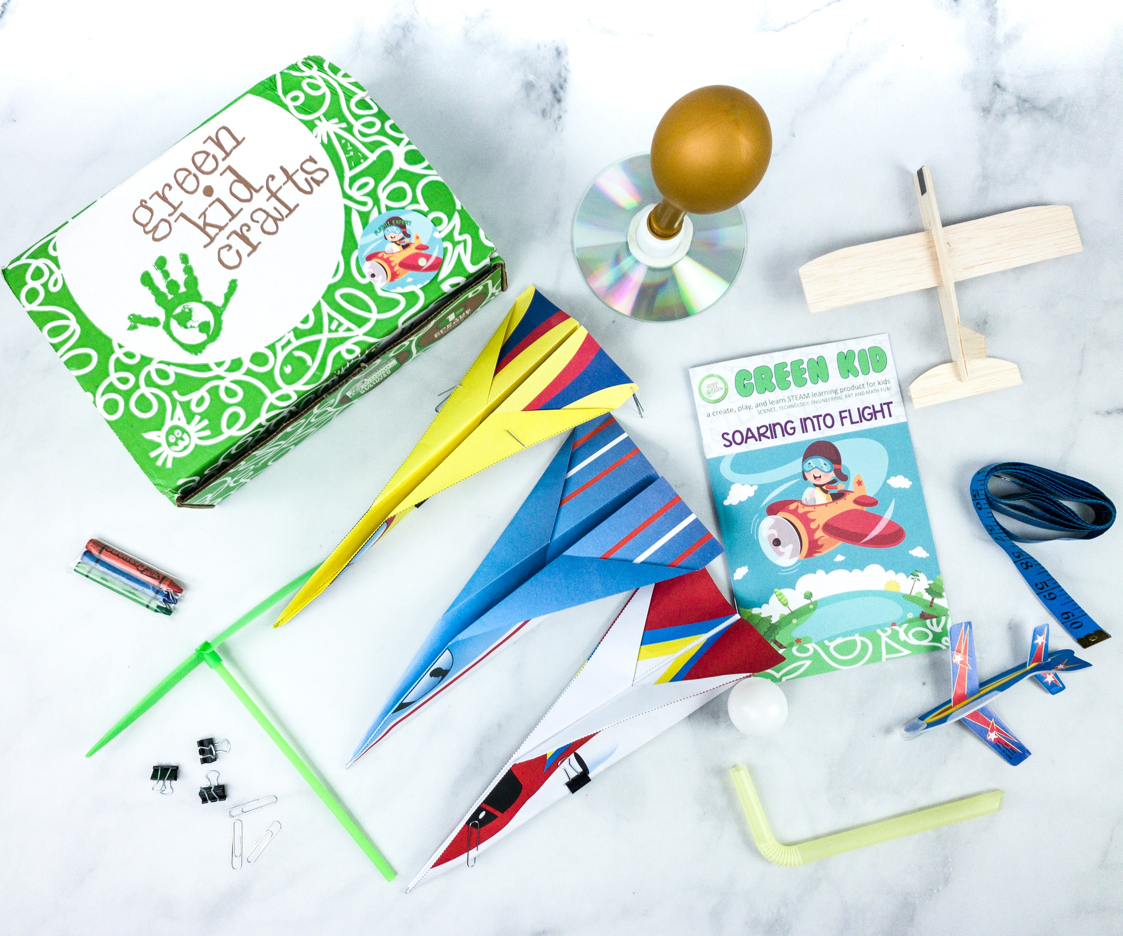 Green Kid Crafts SOARING INTO FLIGHT Subscription Box Review + 50% Off Coupon!