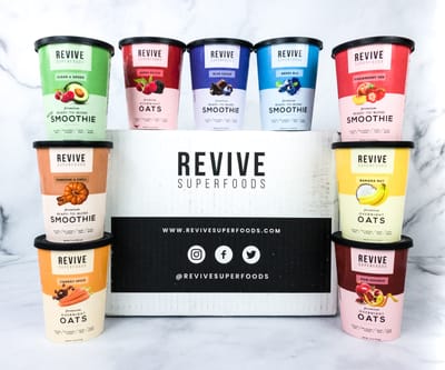 Revive Superfoods Review + Coupon – SMOOTHIES & OAT BOWLS