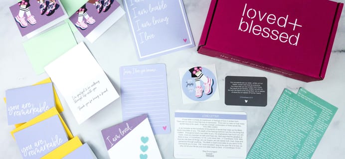Loved+Blessed April 2020 Subscription Box Review + Coupon