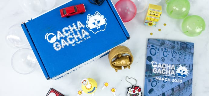 Gacha Gacha Crate March 2020 Subscription Box Review + Coupon