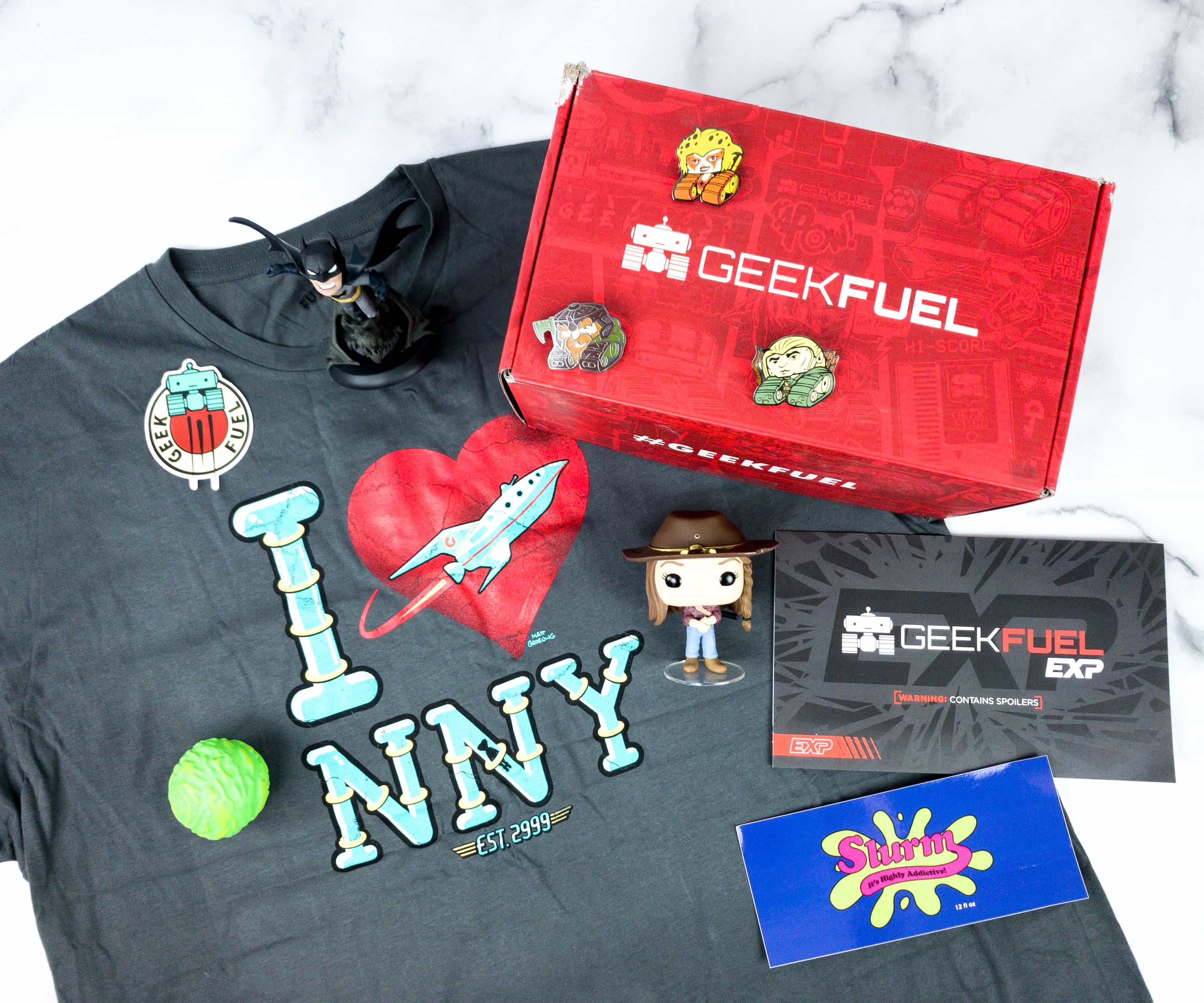 Geek Fuel EXP March 2020 Subscription Box Review