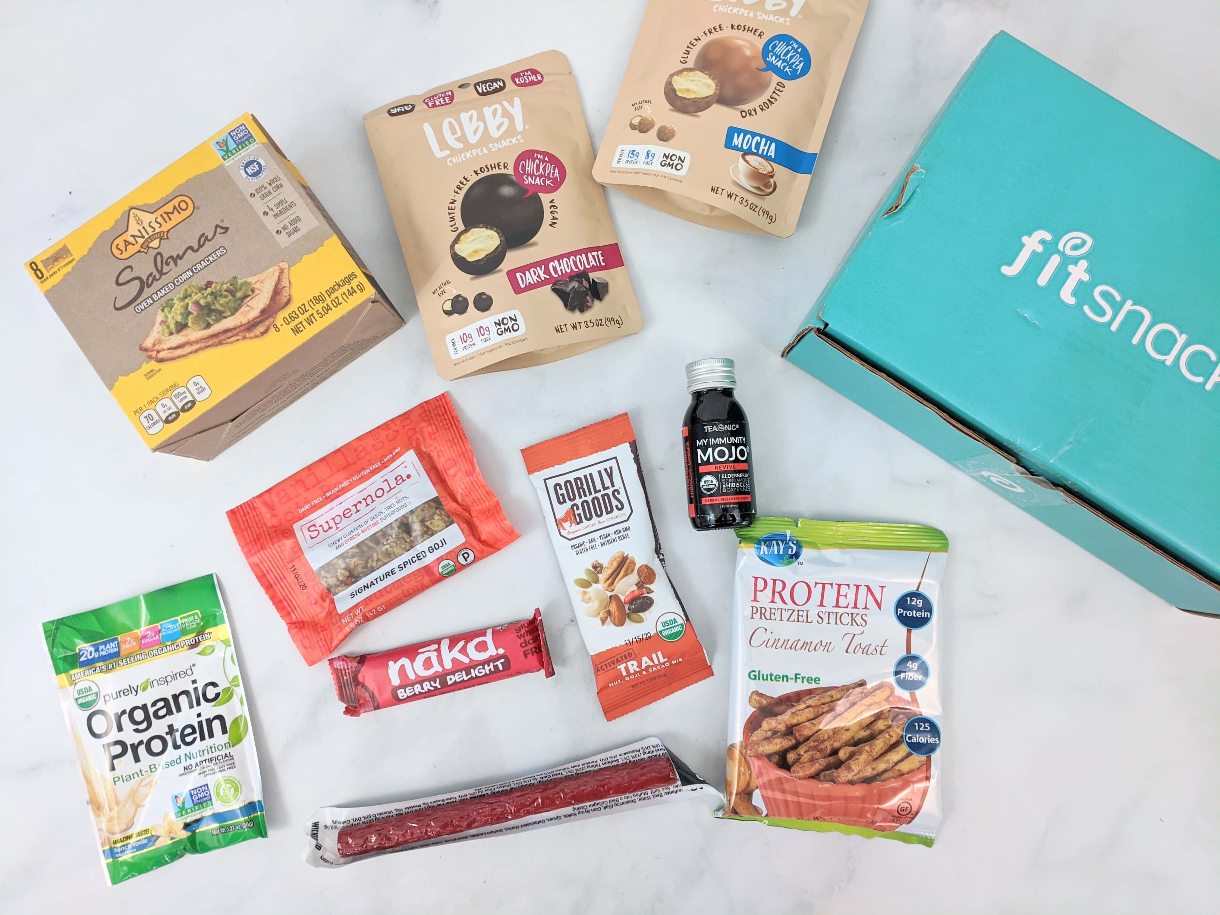 FitSnack January 2020 Subscription Box Review